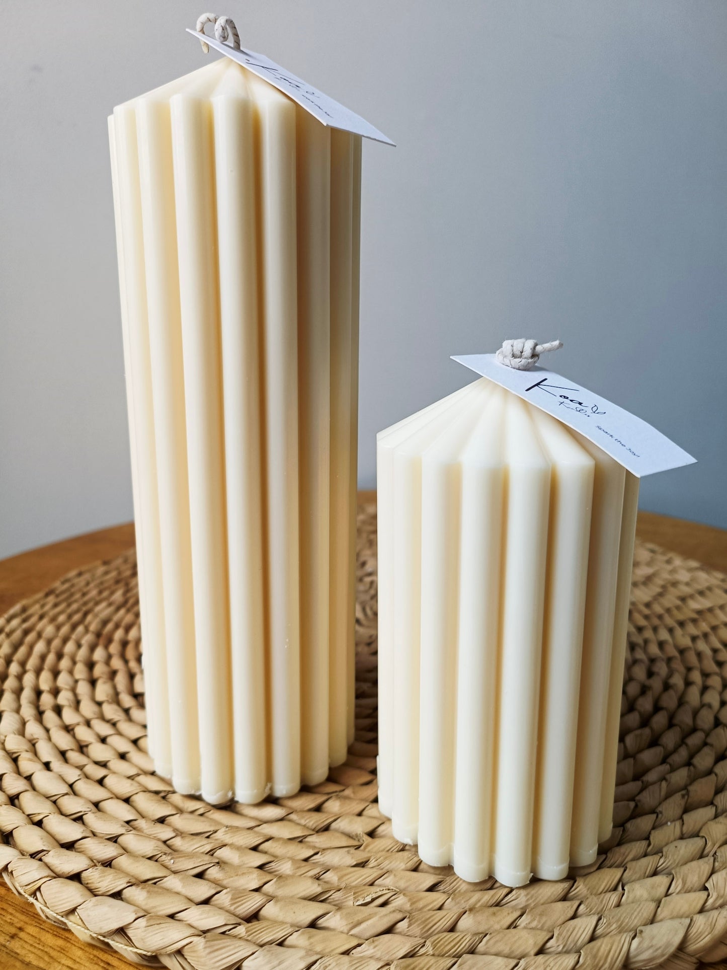 Angus | Soy Wax Pillar Candle