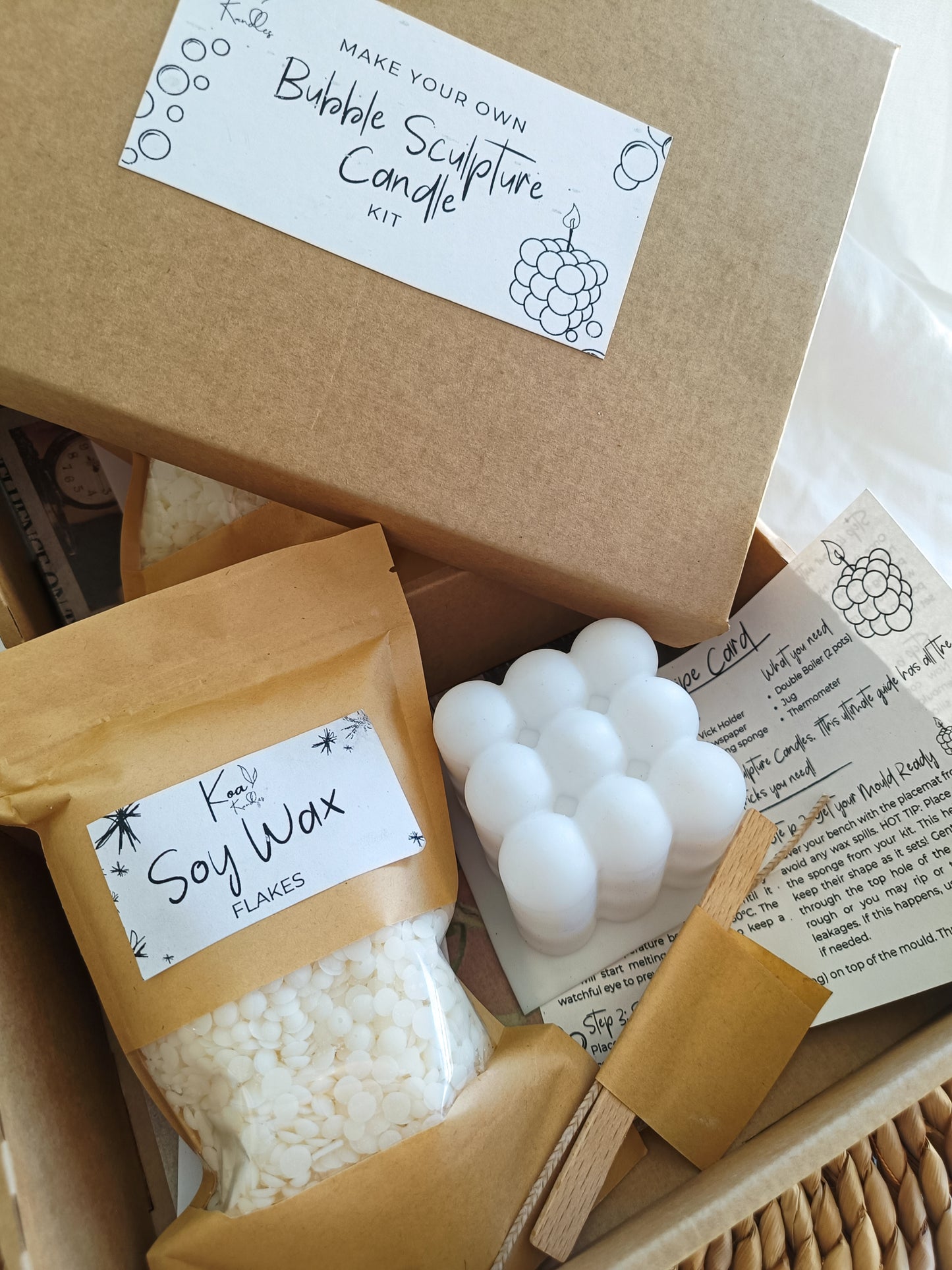 Make Your Own Bubble Sculpture Candle Kit