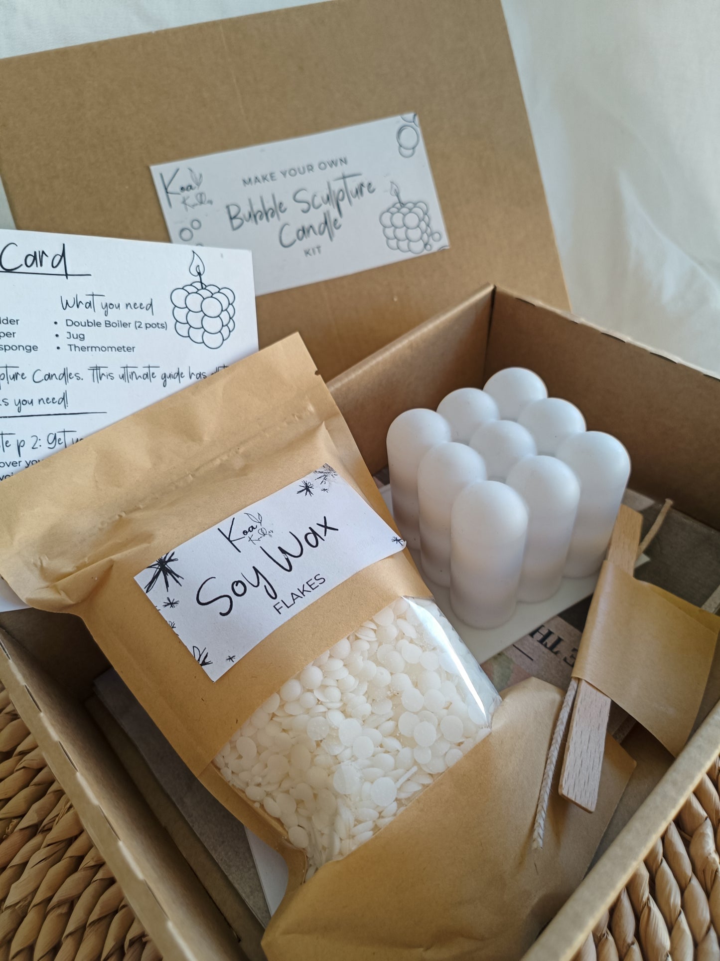 Make Your Own Bubble Sculpture Candle Kit