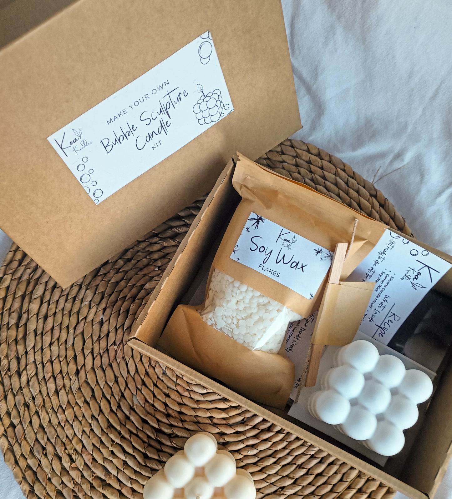 Make Your Own Bubble Sculpture Candle Kit