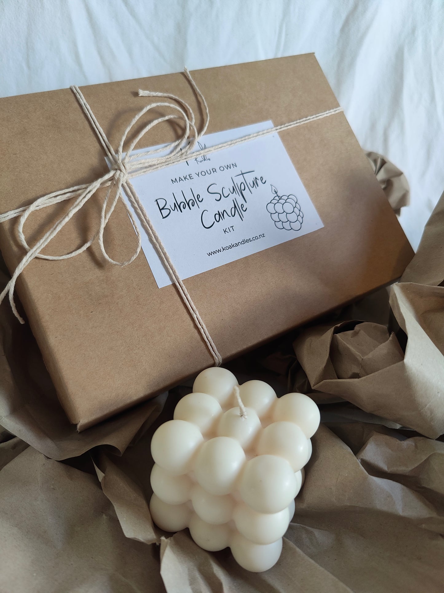 Make Your Own Bubble Sculpture Candle Kit