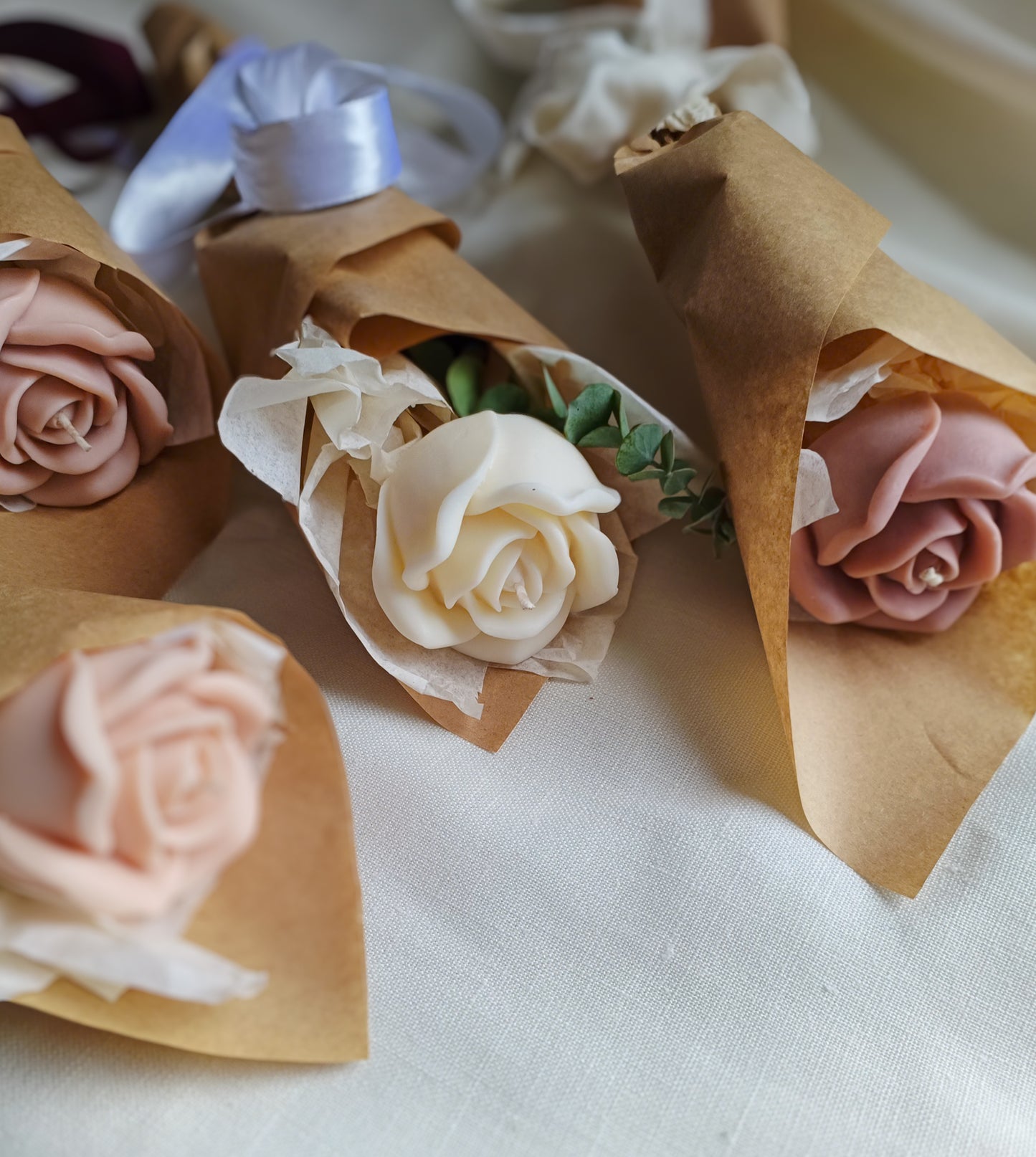 Bouquet of Rose Candles