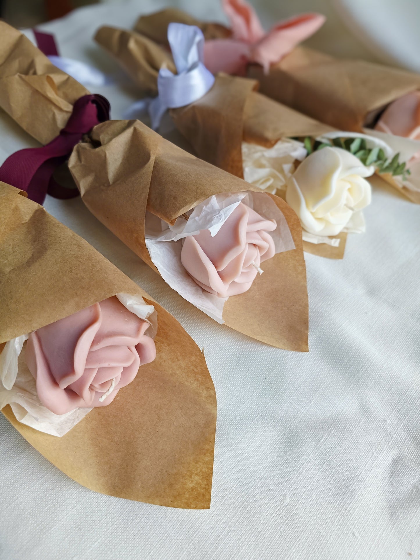 Bouquet of Rose Candles