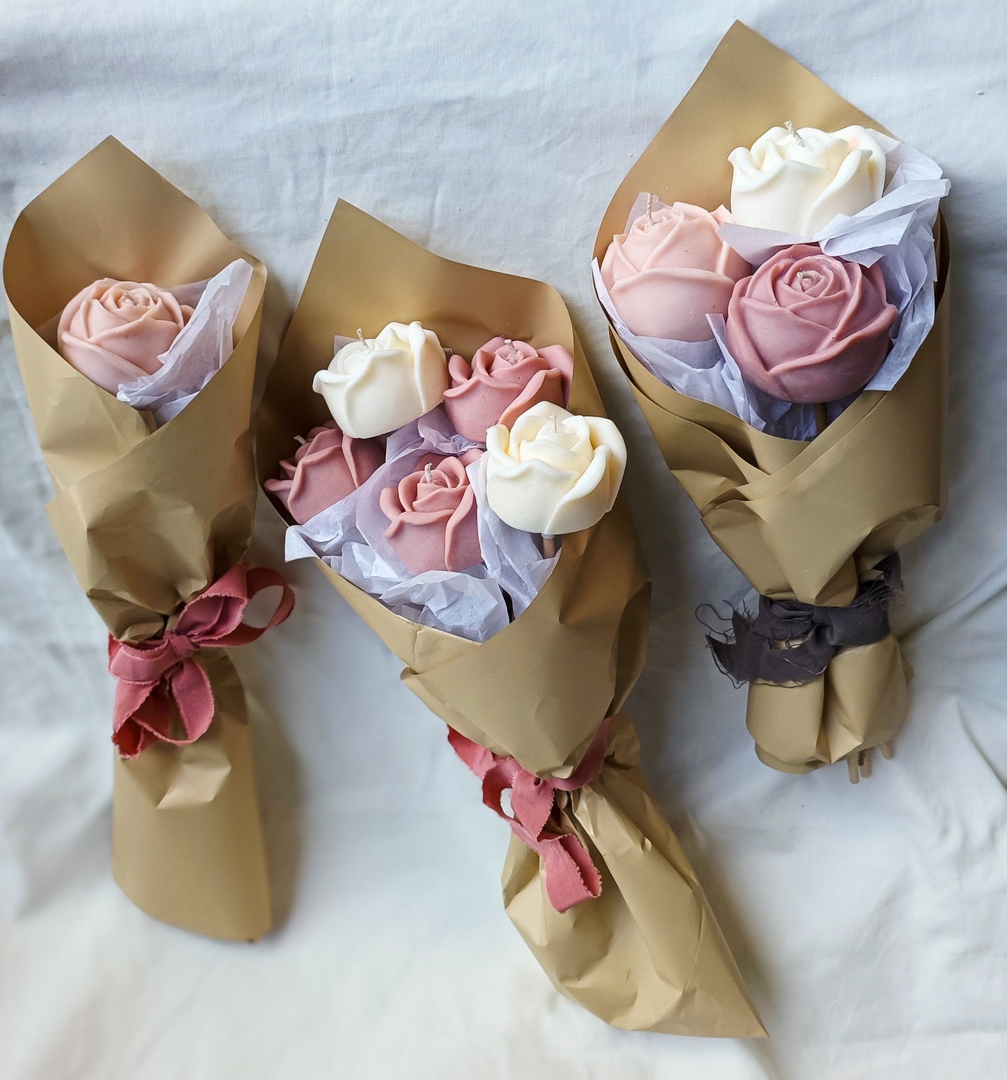 Bouquet of Rose Candles