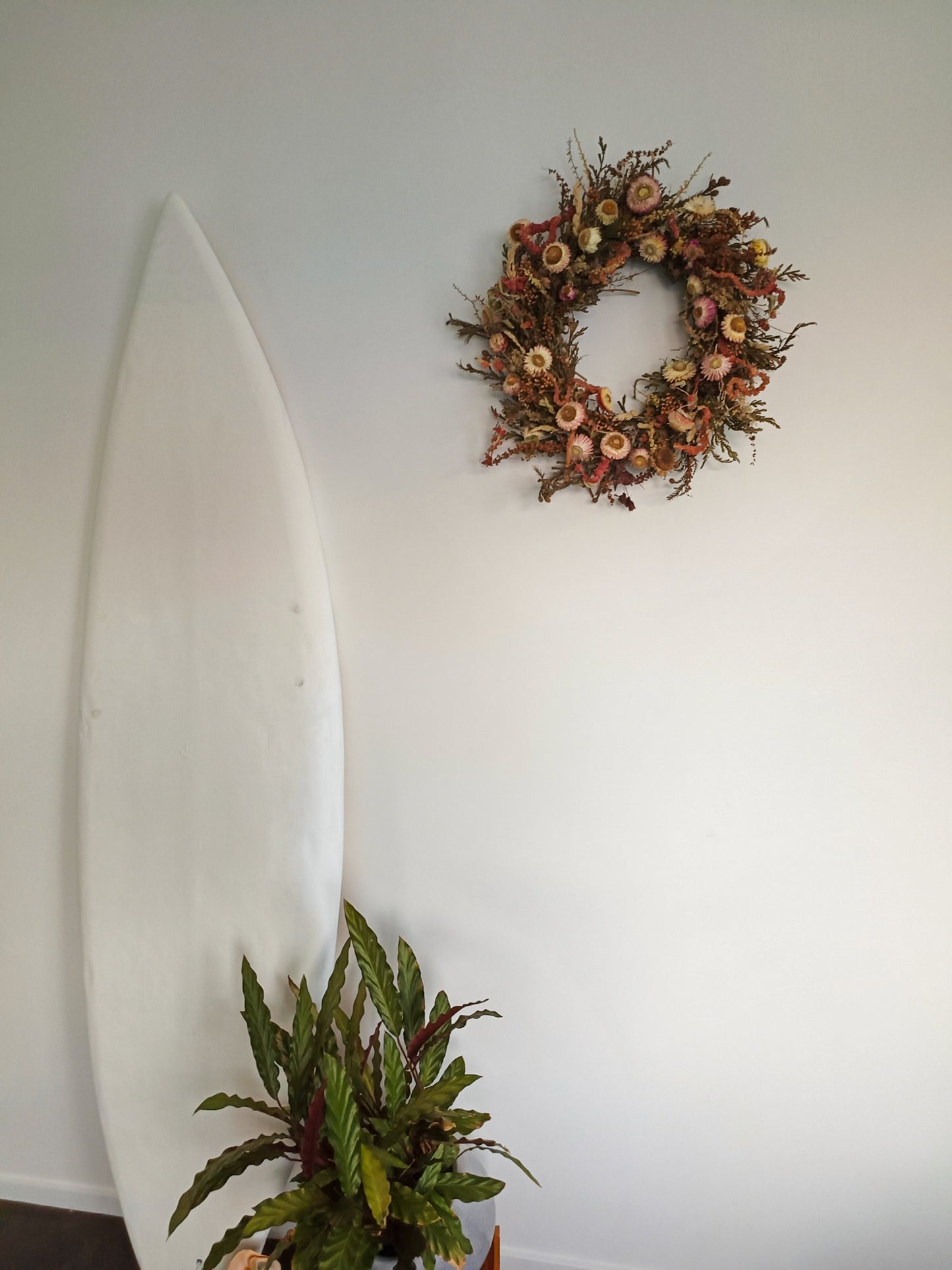 Dried Flower Wreath | Fiery