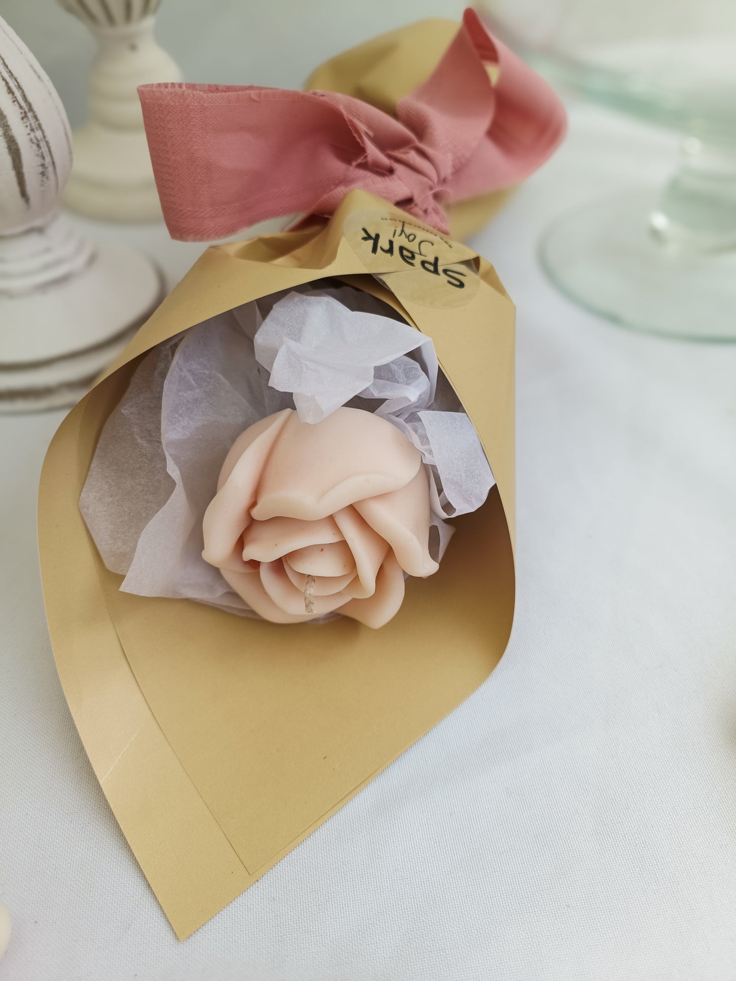 Bouquet of Rose Candles