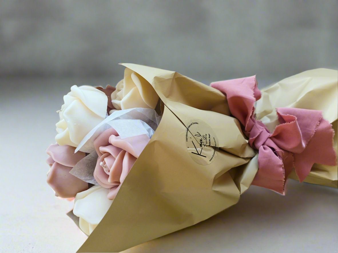 Rose Candle Bouquet