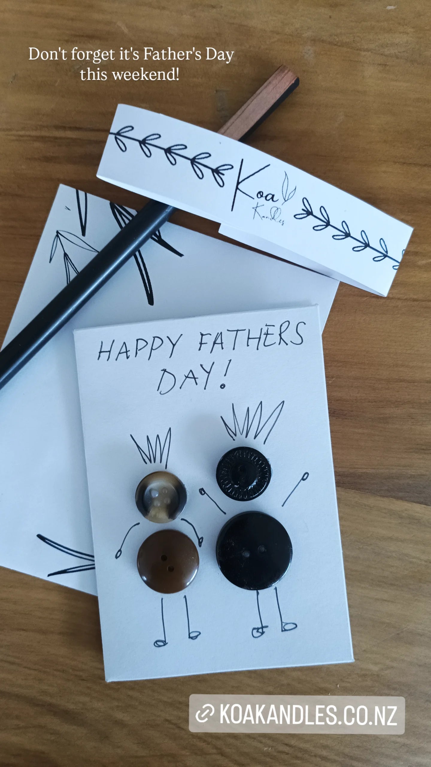 Make Dads Day this Fathers Day | Handmade Button Gift Cards
