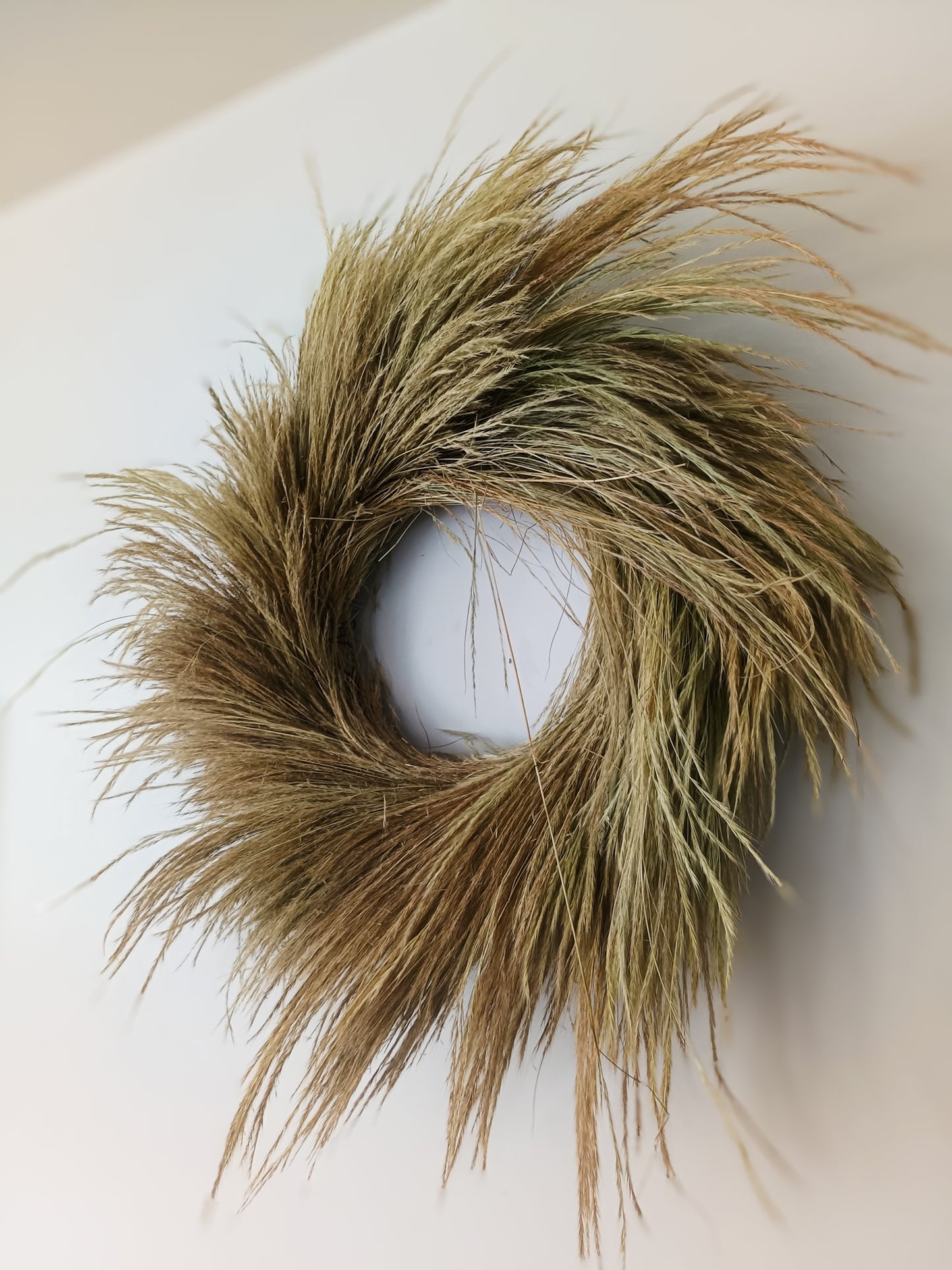 Dried Wreath | Grassy Glow