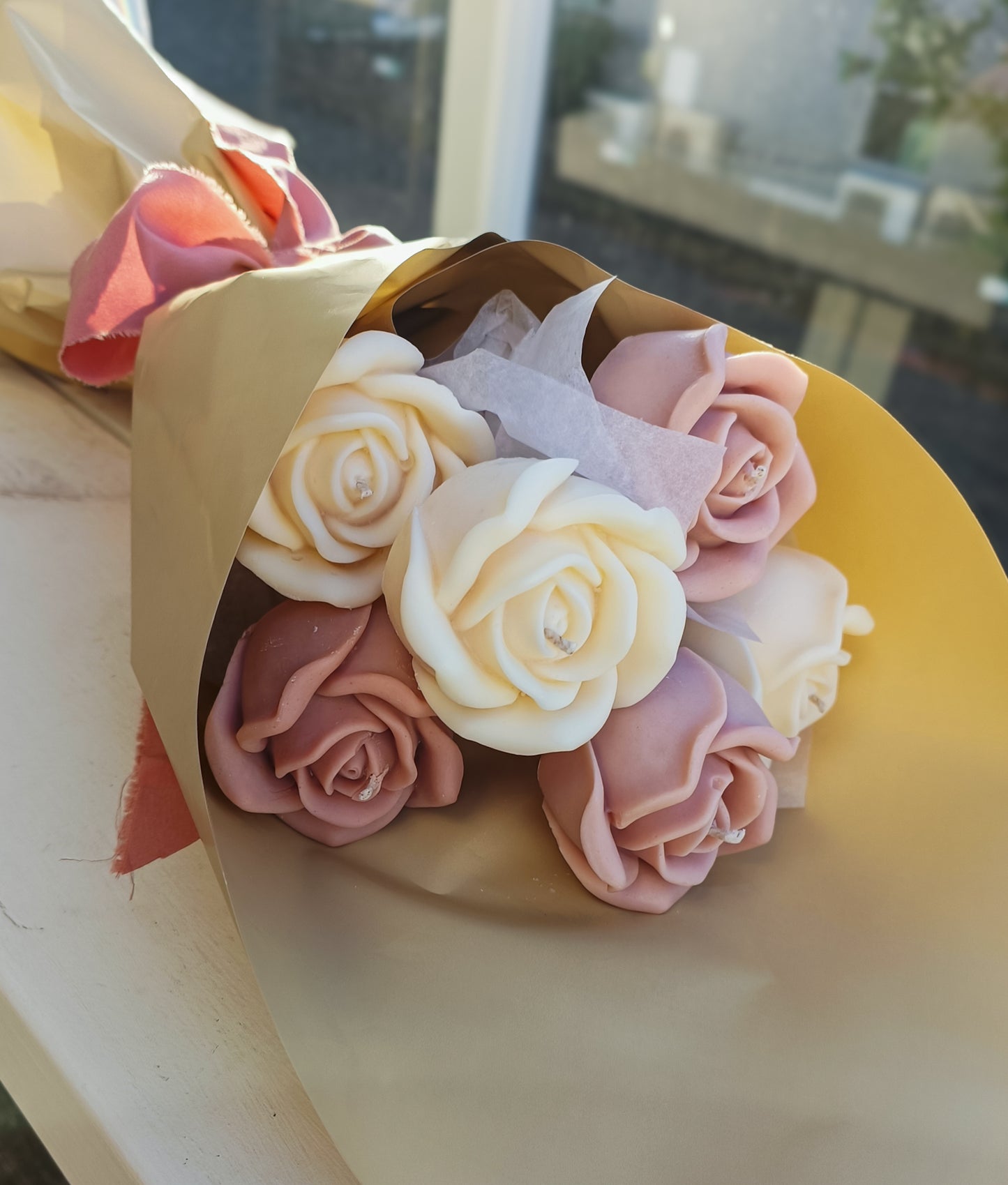 Bouquet of Rose Candles