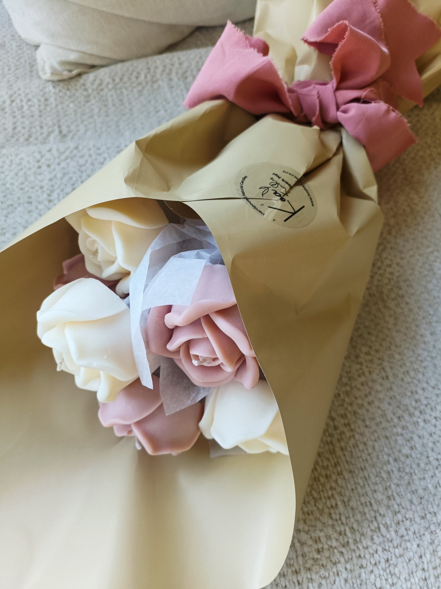 Bouquet of Rose Candles