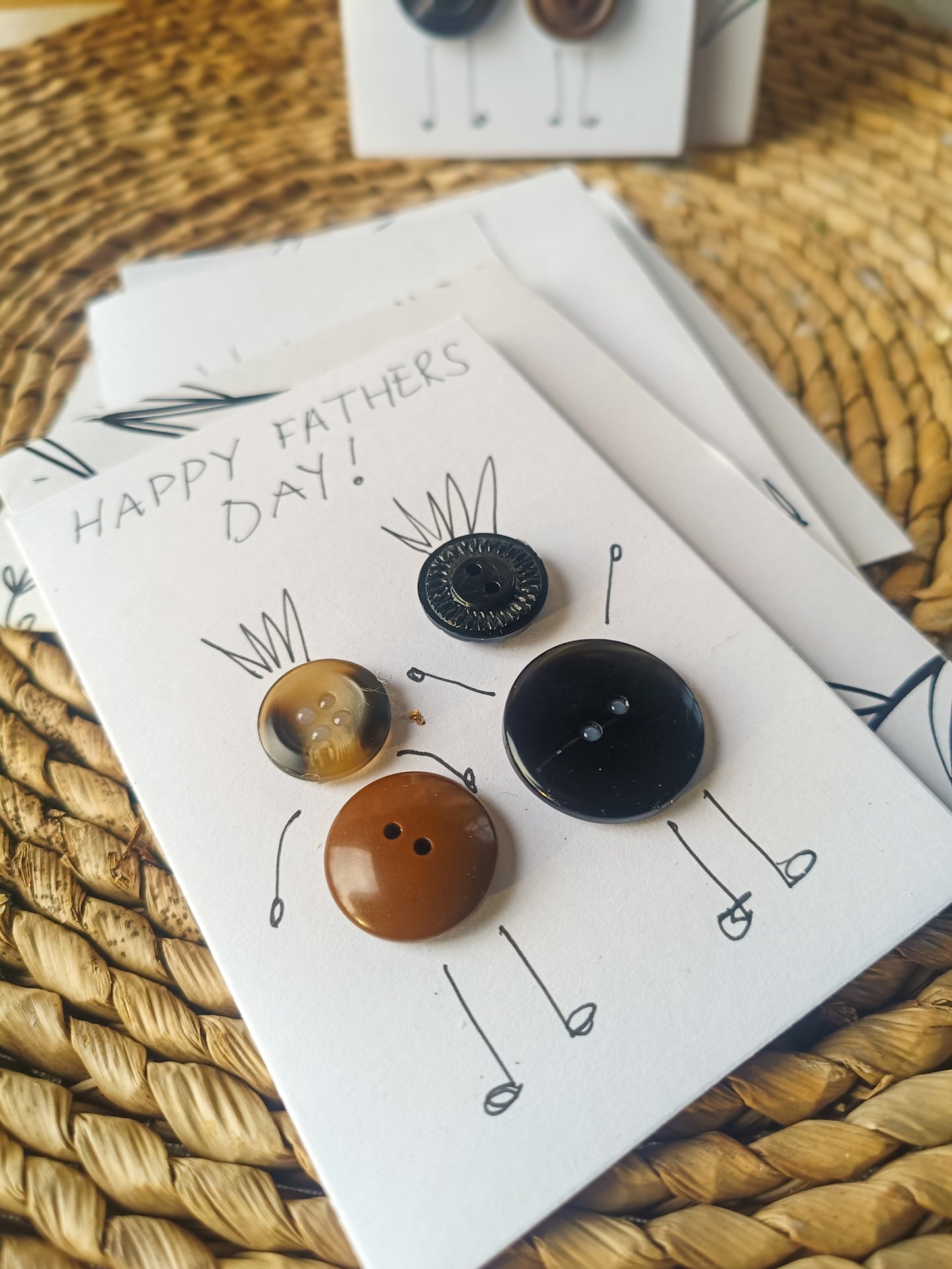 Make Dads Day this Fathers Day | Handmade Button Gift Cards