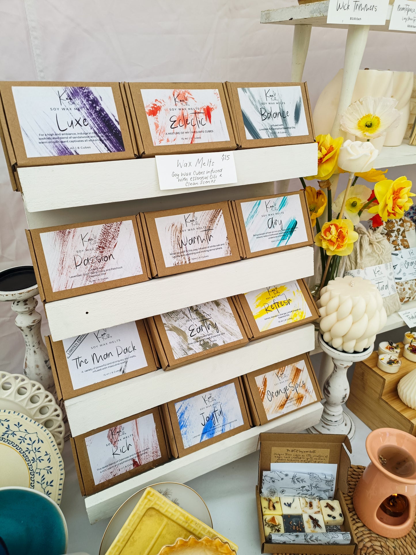 Blissful Burn Box | Soy Wax Melts & Tealights Gift Set