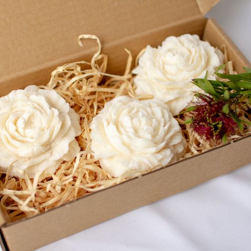 Little P Box Set | Peony Flower Candles