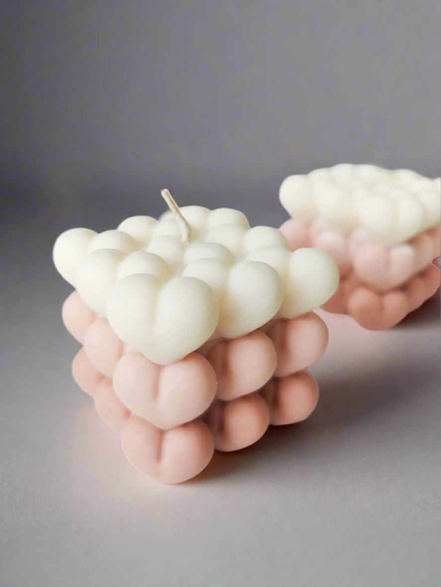 Heart Bubble Candle