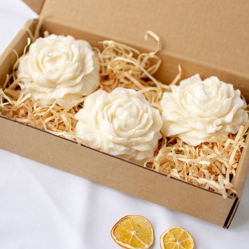 Little P Box Set | Peony Flower Candles