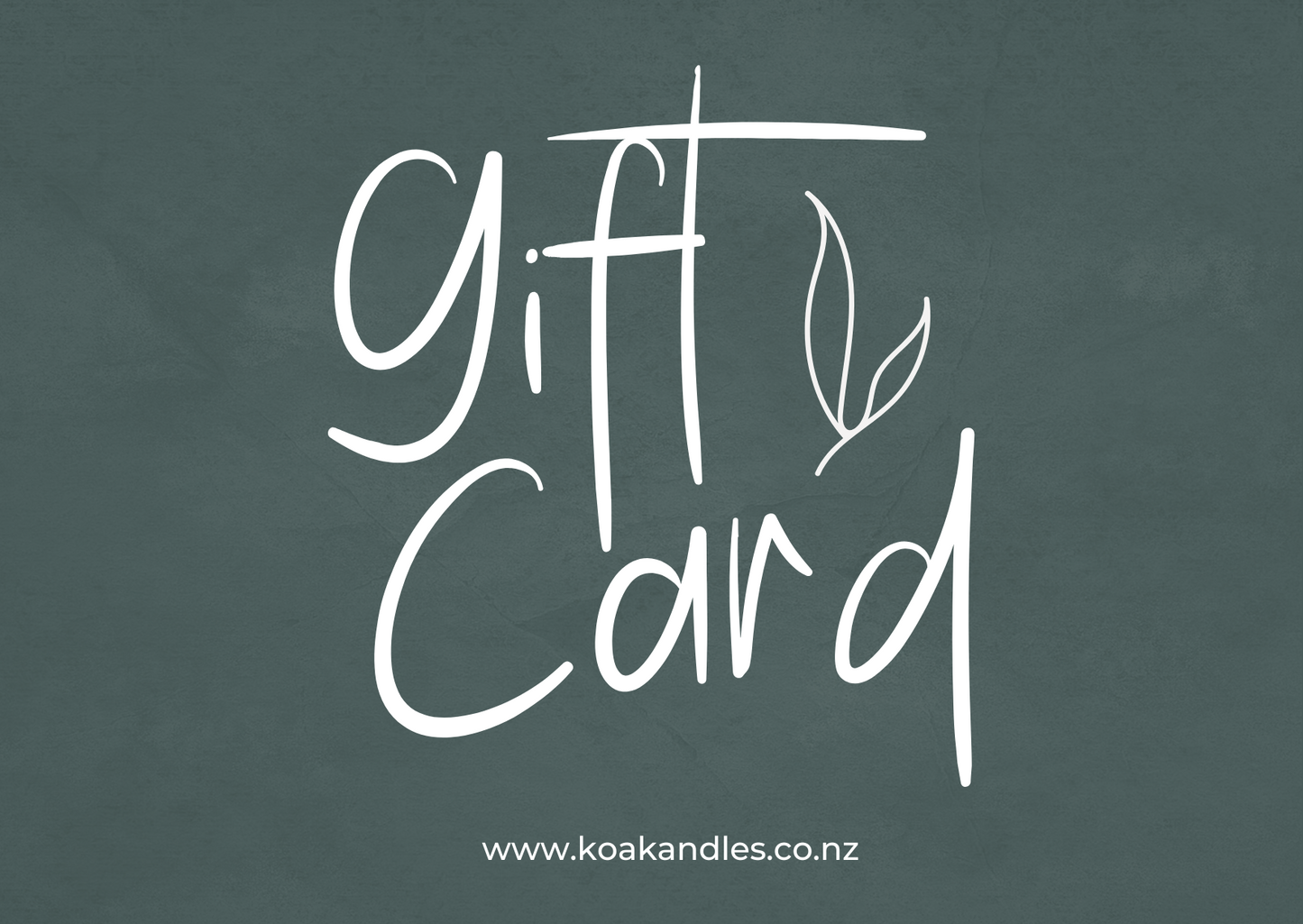 Koa Kandles  | Gift Voucher