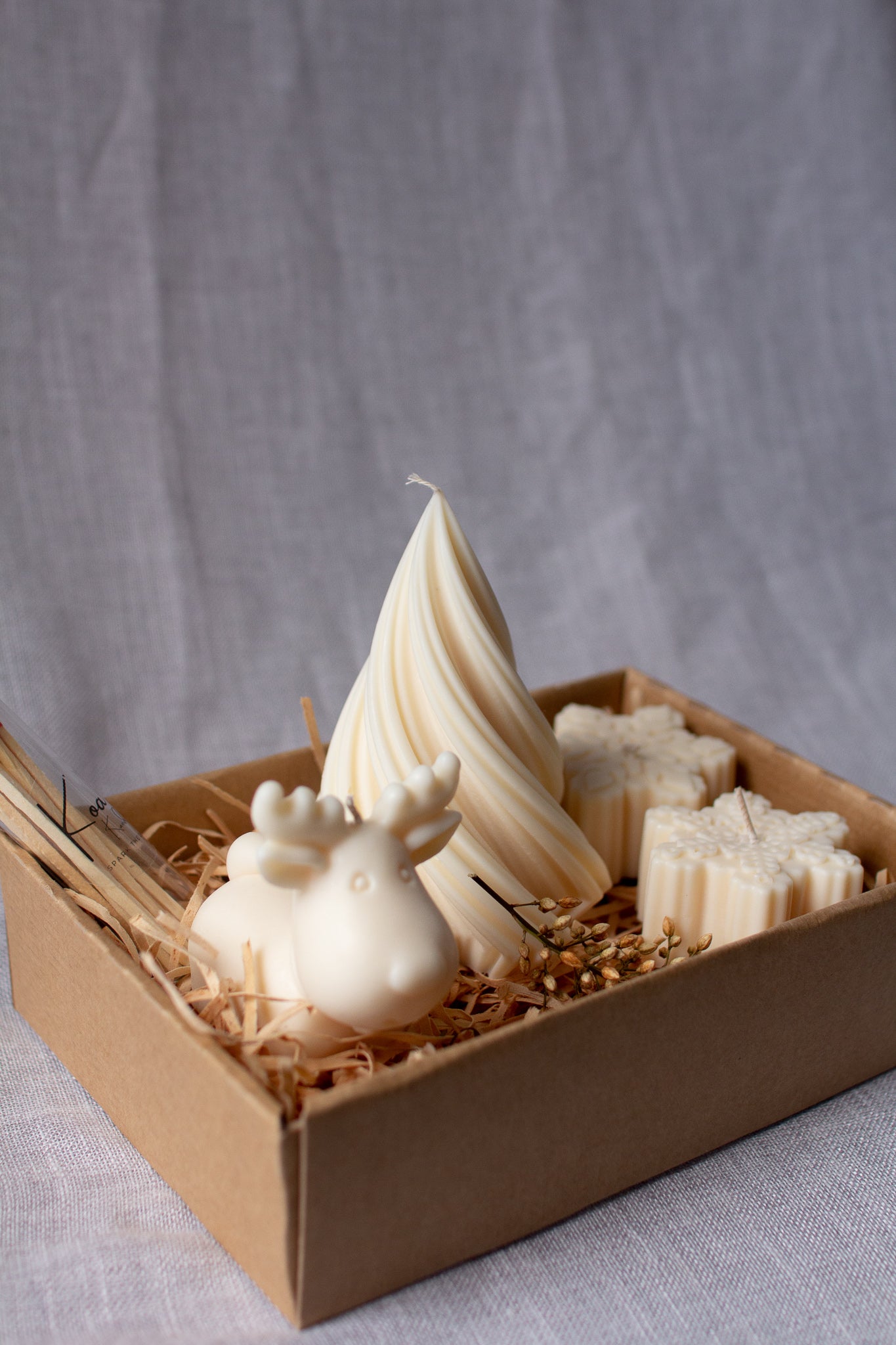 Festive Flames | Christmas Tree Candle Trio