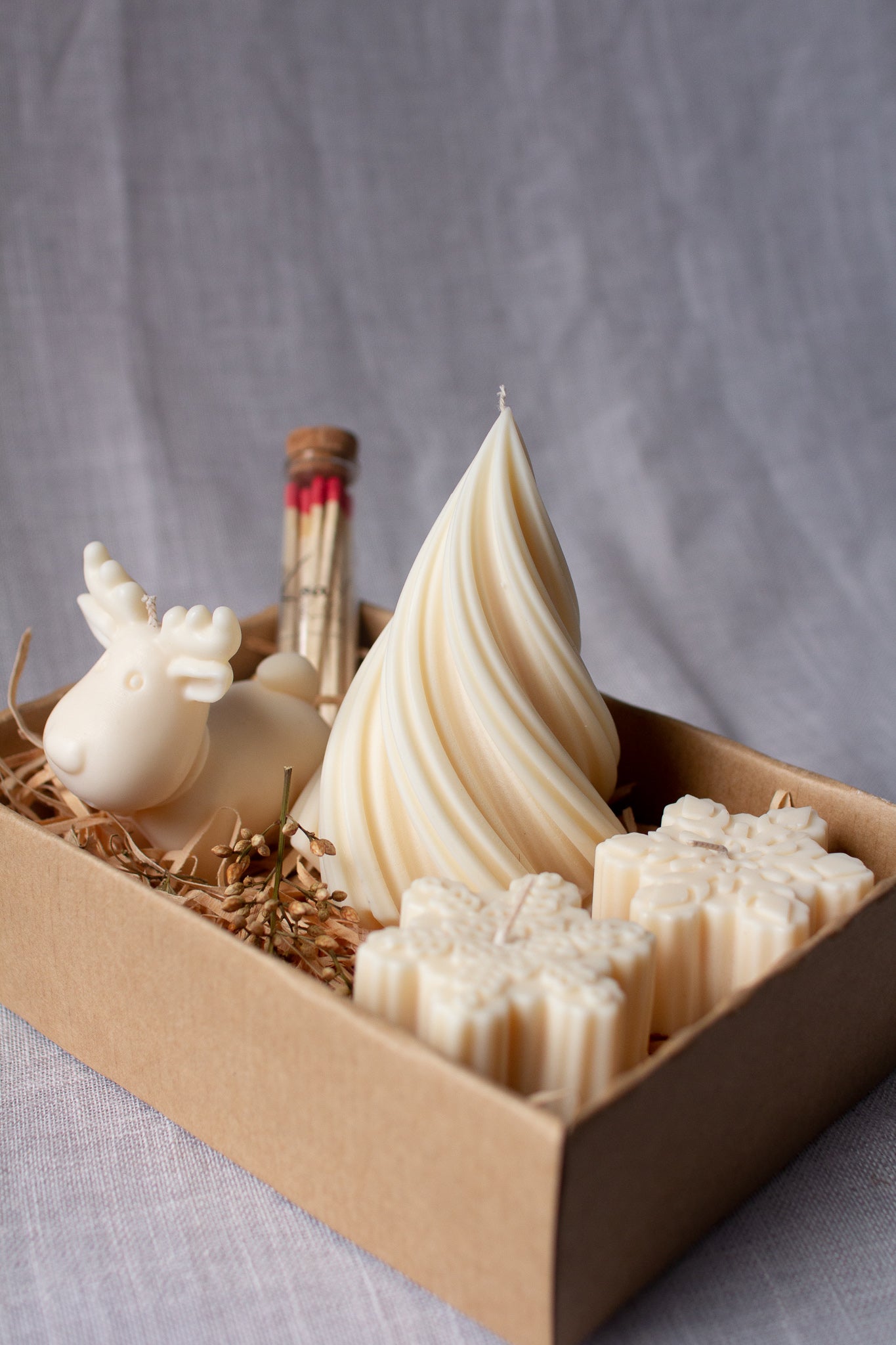 Festive Flames | Christmas Tree Candle Trio