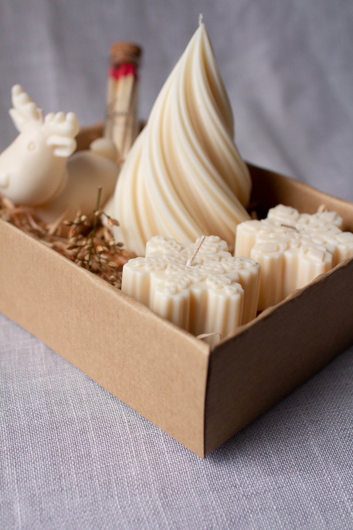 Festive Flames | Christmas Tree Candle Trio