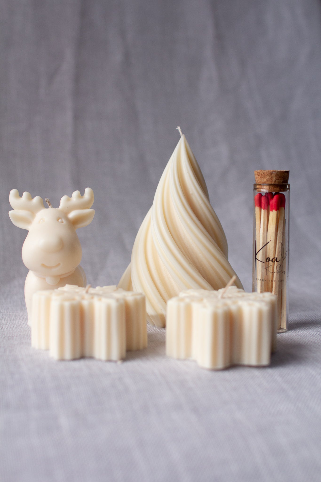 Festive Flames | Christmas Tree Candle Trio