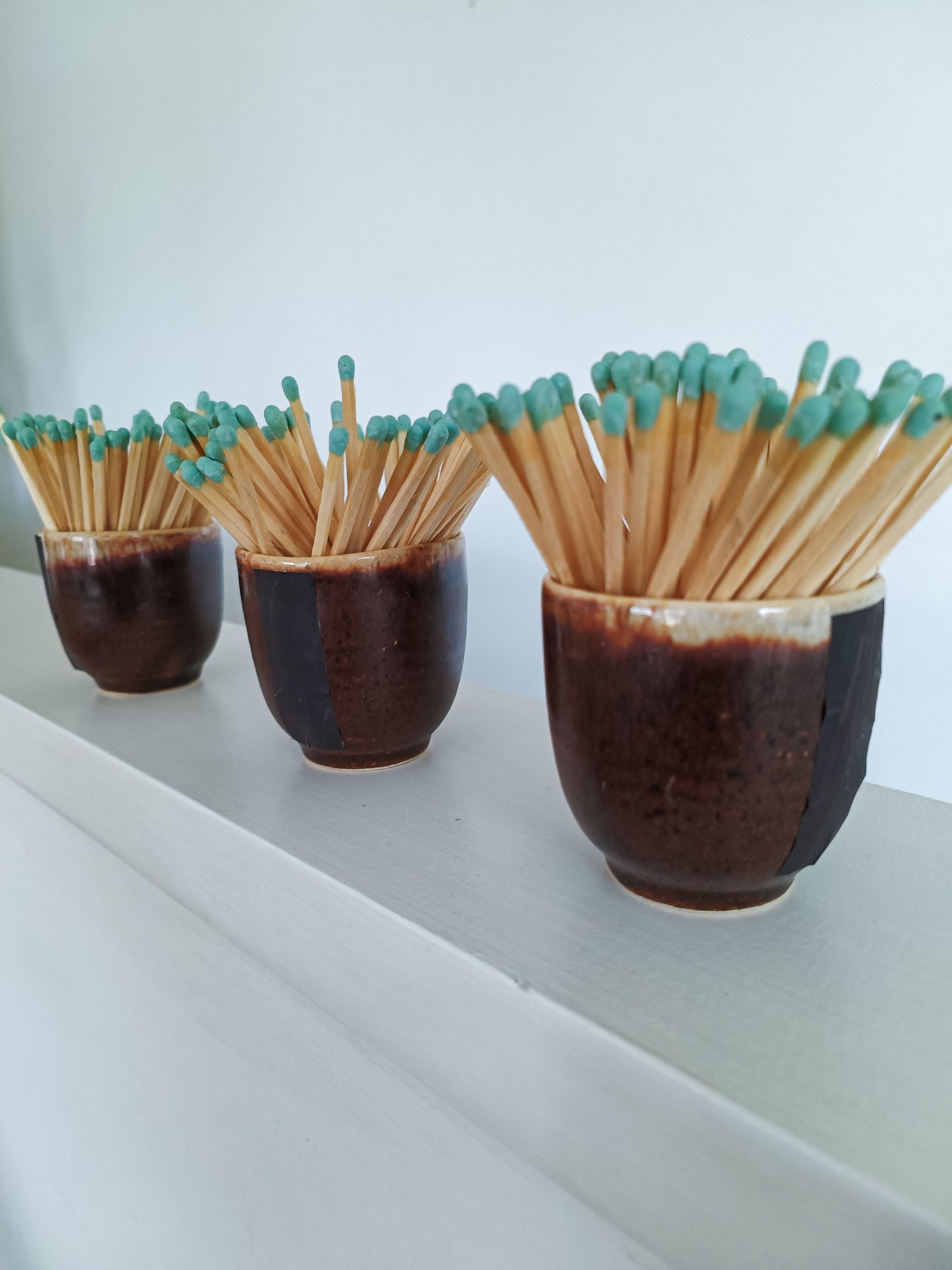 Mantlepiece Match Pot
