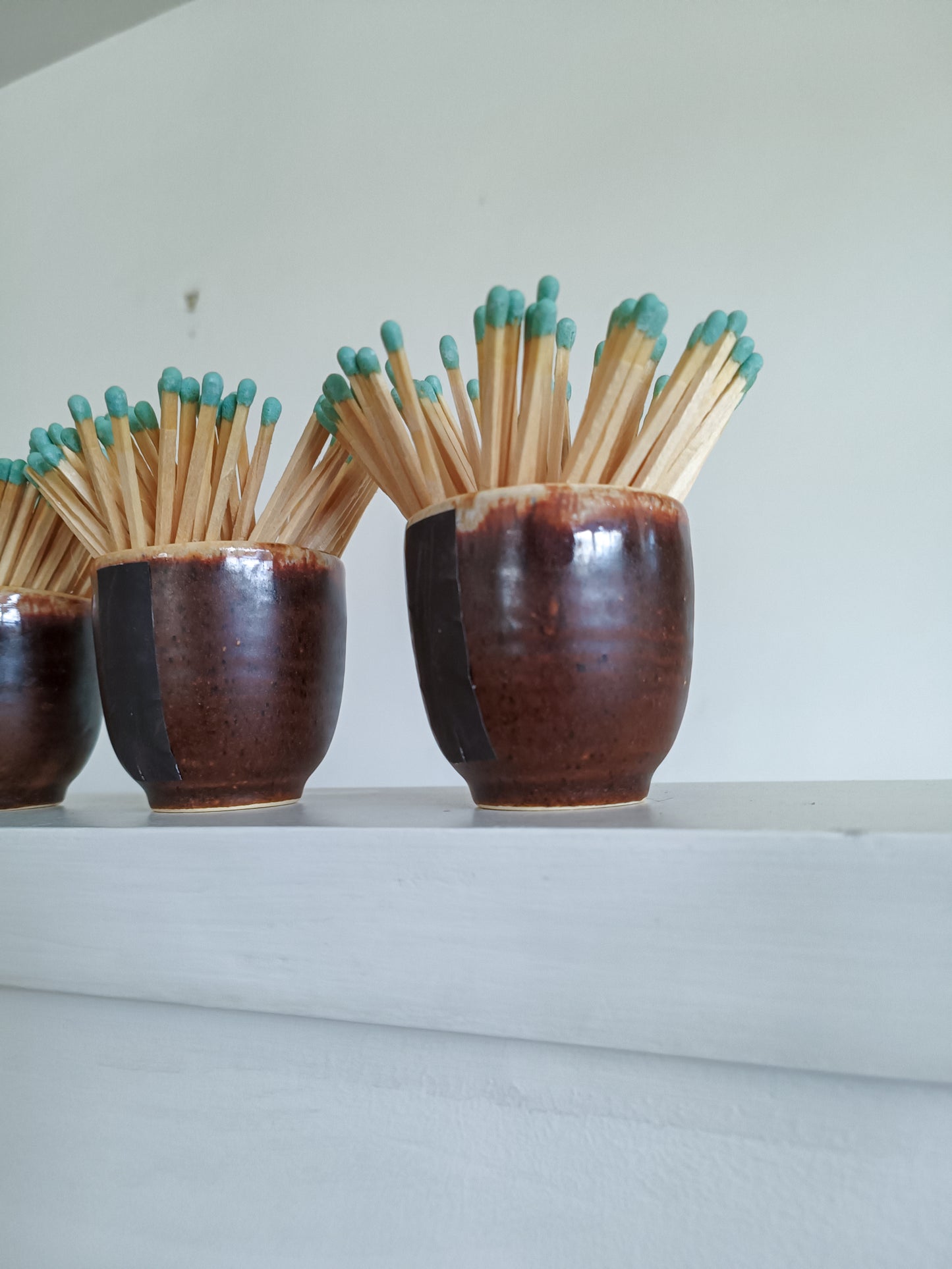 Mantlepiece Match Pot