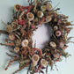 Dried Flower Wreath | Fiery