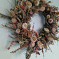 Dried Flower Wreath | Fiery
