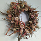 Dried Flower Wreath | Fiery