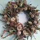 Dried Flower Wreath | Fiery