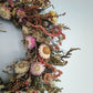 Dried Flower Wreath | Fiery