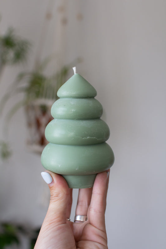 Harakeke | Christmas Tree Sculpture Candle