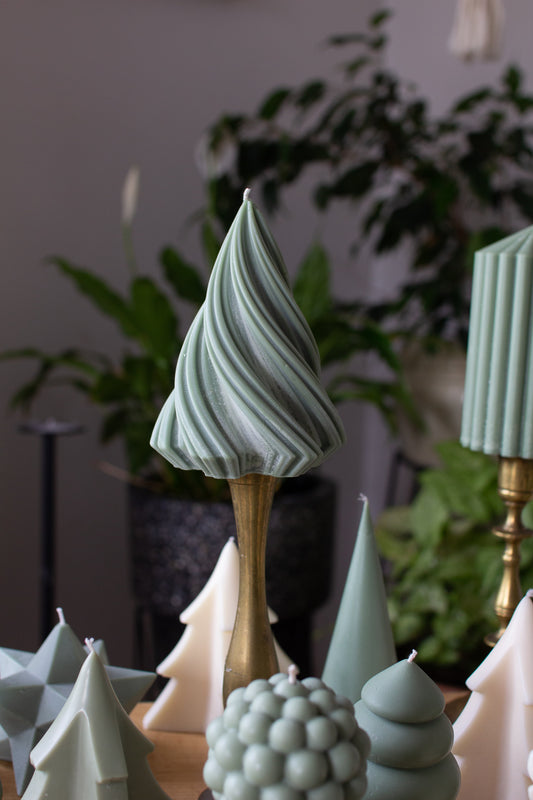 Hazel | Christmas Tree Sculpture Candle