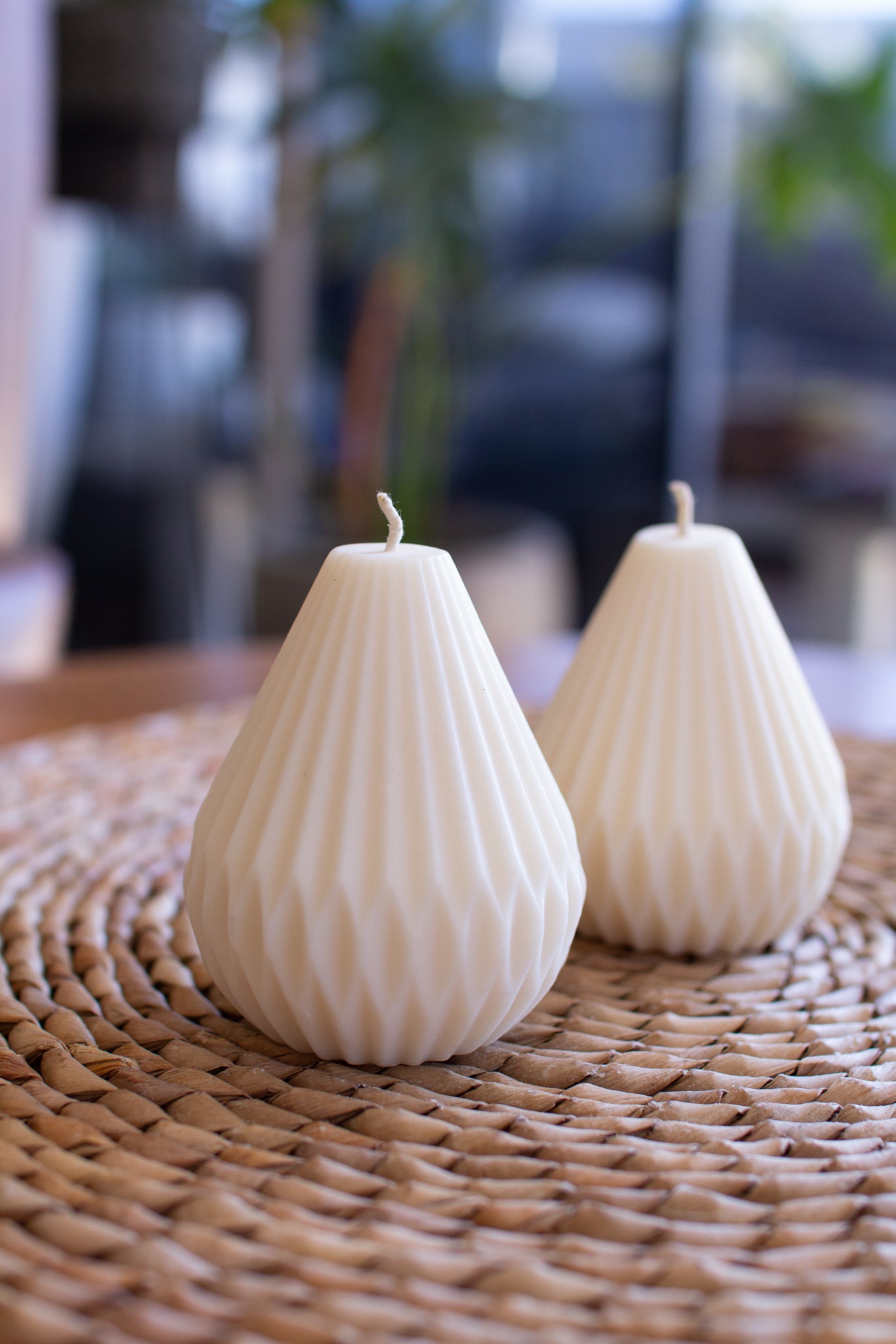 Cedar | Pear Shaped Sculpture Candle