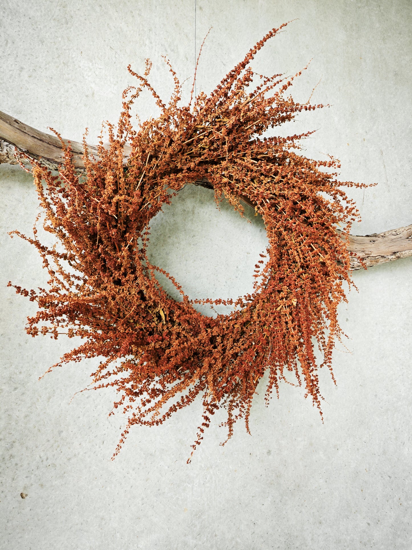 Natural Handmade Wreath | Dried Flower Christmas Wreath | Wild Flame