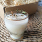 Vintage Gold Shot Candle Duo