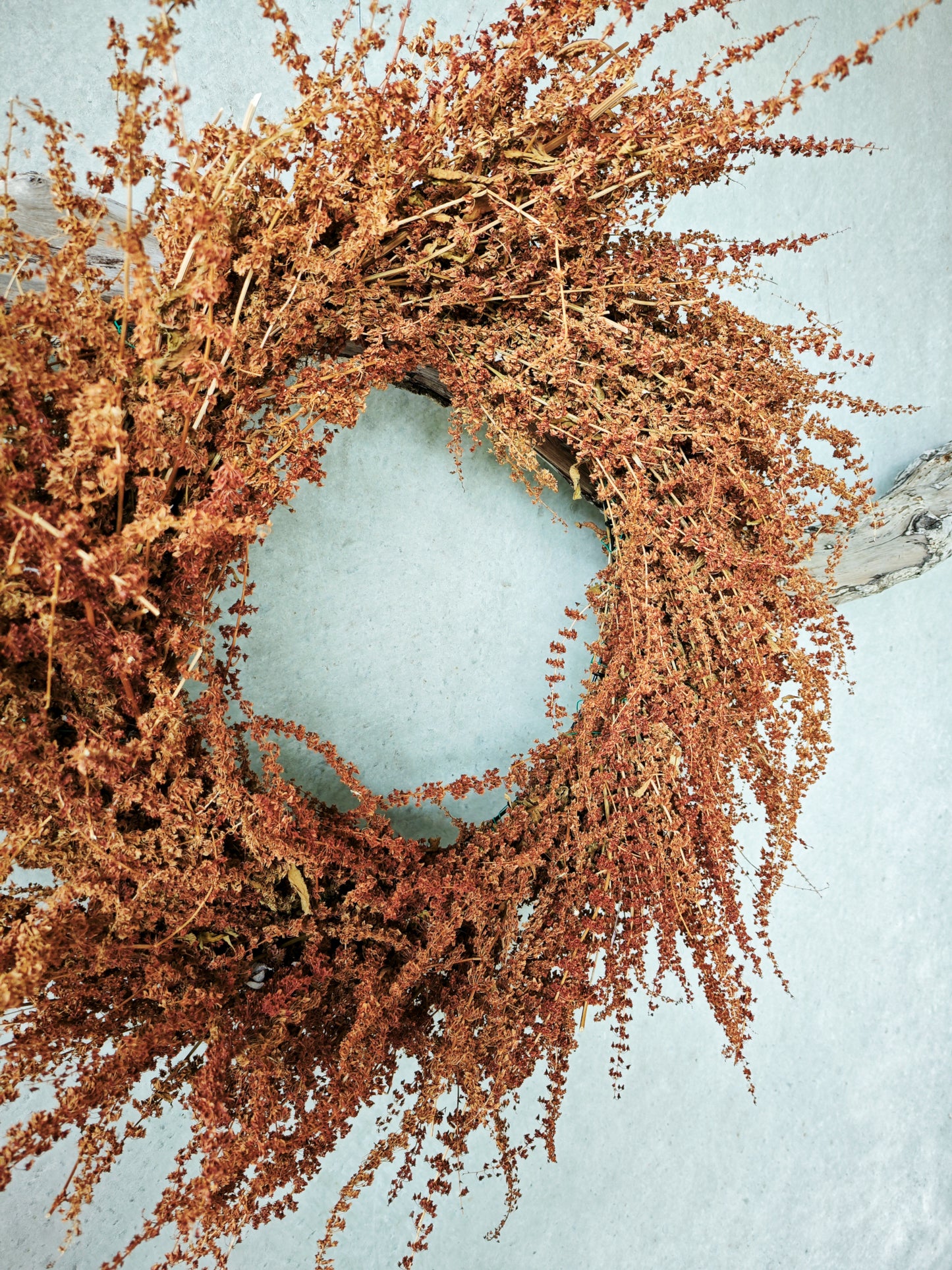 Natural Handmade Wreath | Dried Flower Christmas Wreath | Wild Flame