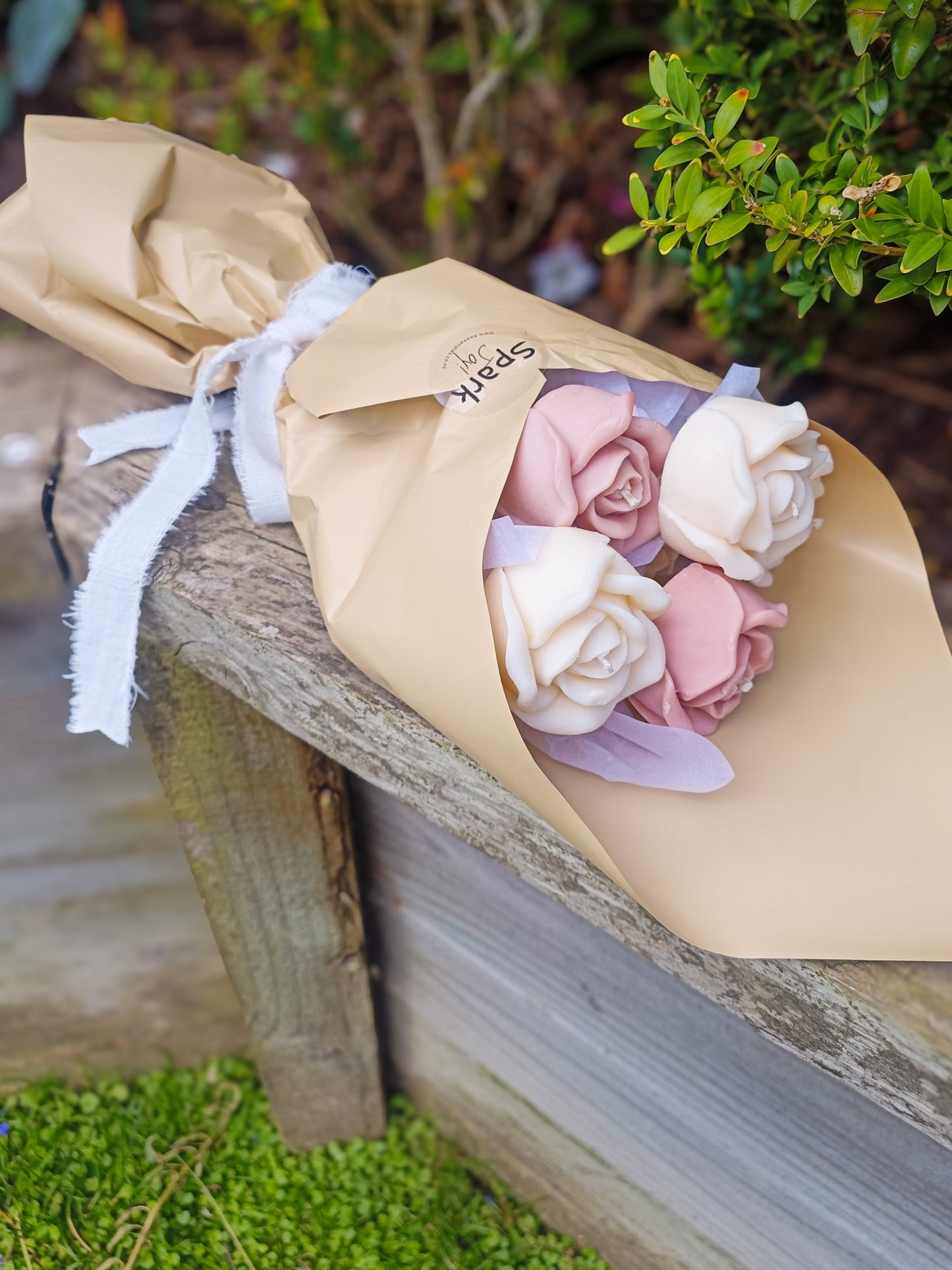 Bouquet of Rose Candles