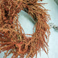 Natural Handmade Wreath | Dried Flower Christmas Wreath | Wild Flame