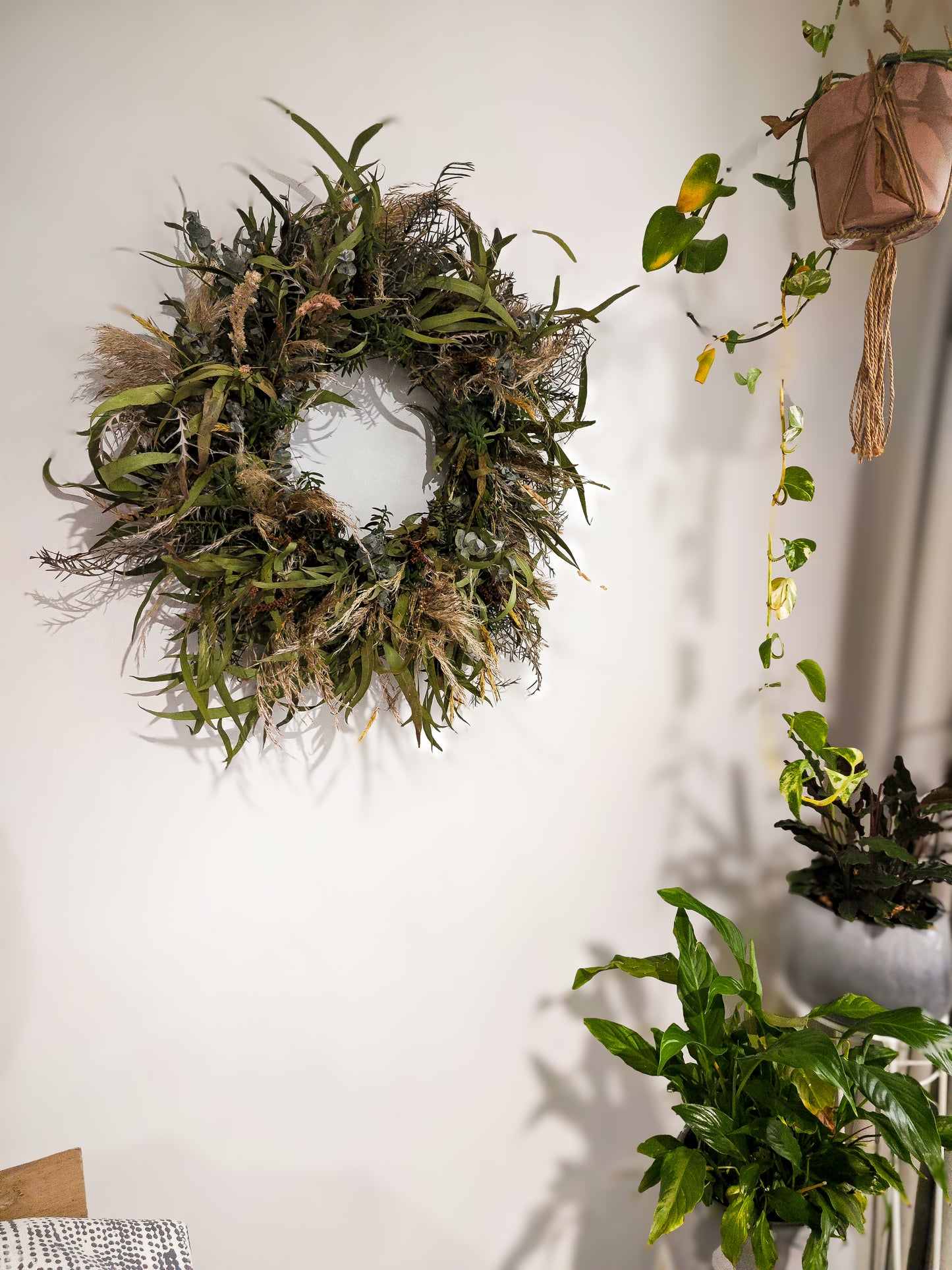 Dried Flower Wreath | Natural Handmade | Naturally Wild