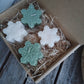 Snow Storm Set | Snowflake Shaped Candle Gift Set
