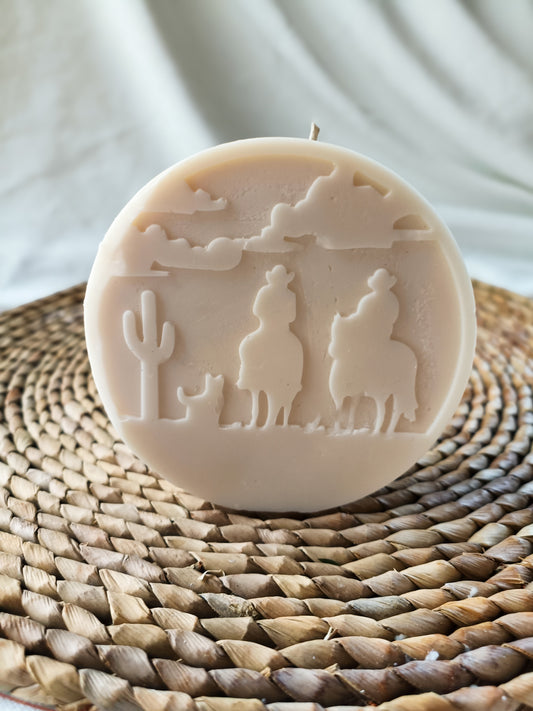 Rider | Cowboy Rounded Sculpture Candle