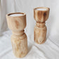 Natural Wood Candle Holder