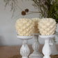 White Washed Candle Holders