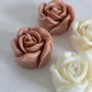 Soy Wax Rose Candles in Rose and White Colours 
