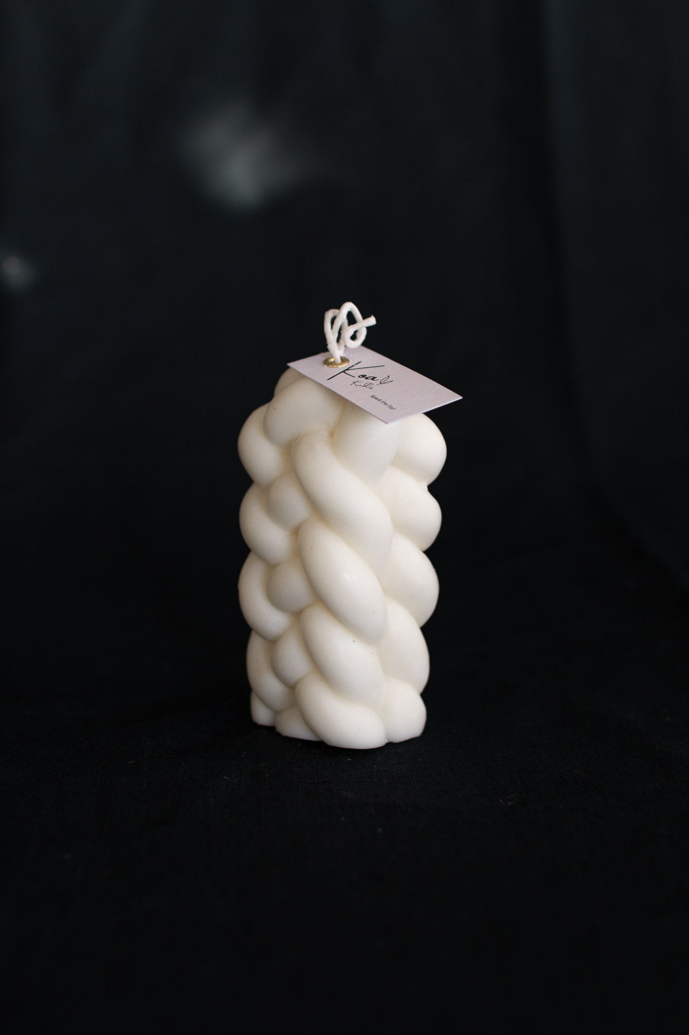 Alena | Weave Pillar Candle