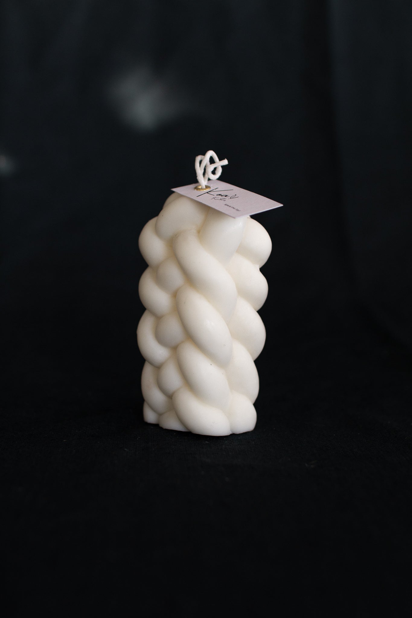 Alena | Weave Pillar Candle