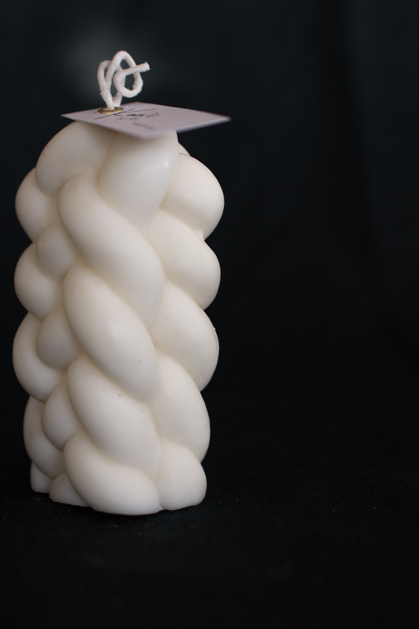 Alena | Weave Pillar Candle