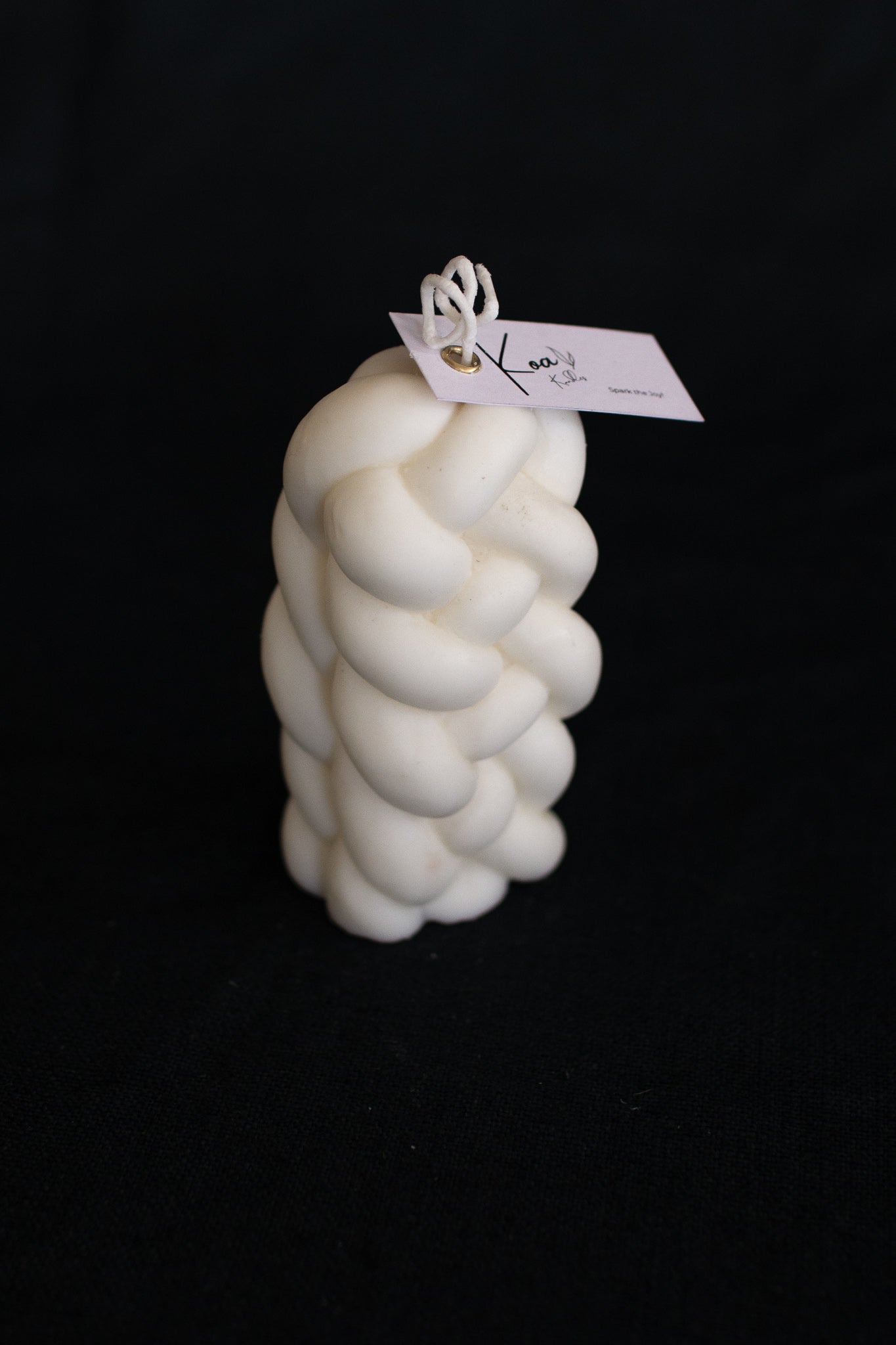 Alena | Weave Pillar Candle